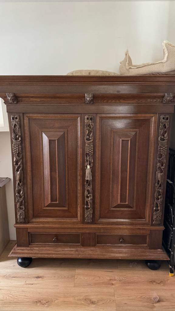 Antieke Groenlose Kast, Antiek en Kunst, Ophalen