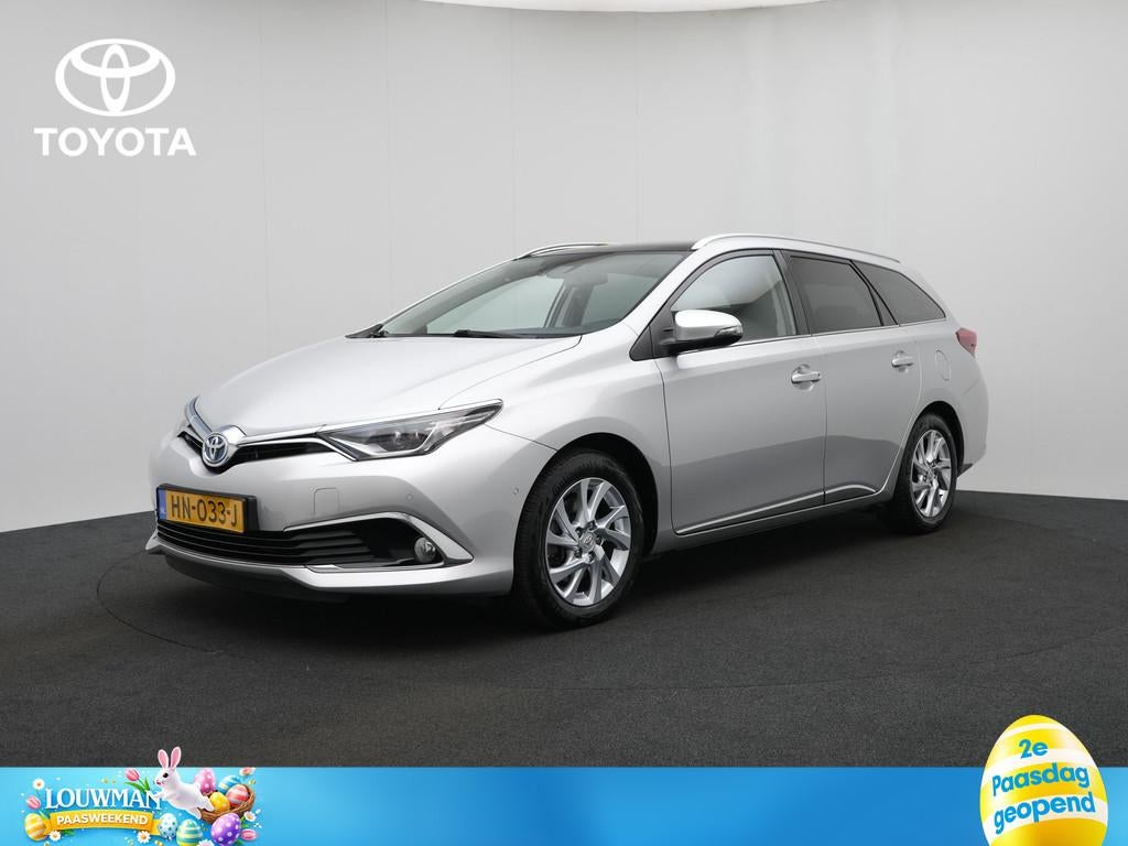 Toyota Auris Touring Sports 1.8 Hybrid Lease pro | Glazen Pa, 12 maanden, Gebruikt, Metallic lak, Leder en Stof