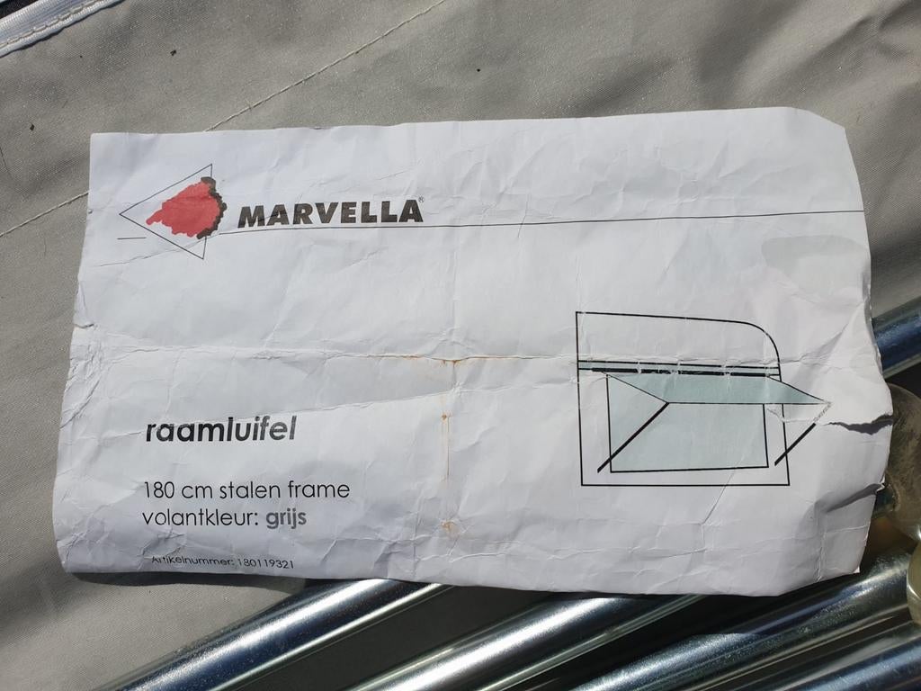 Raamluifel Marvella, Caravans en Kamperen, Ophalen, Gebruikt