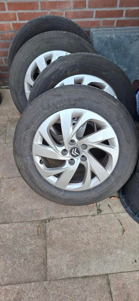 LM velgen met zgan zomerbanden Citroen, Auto-onderdelen, Banden en Velgen, Band(en), Zomerbanden, 16 inch, 205 mm, Ophalen of Verzenden