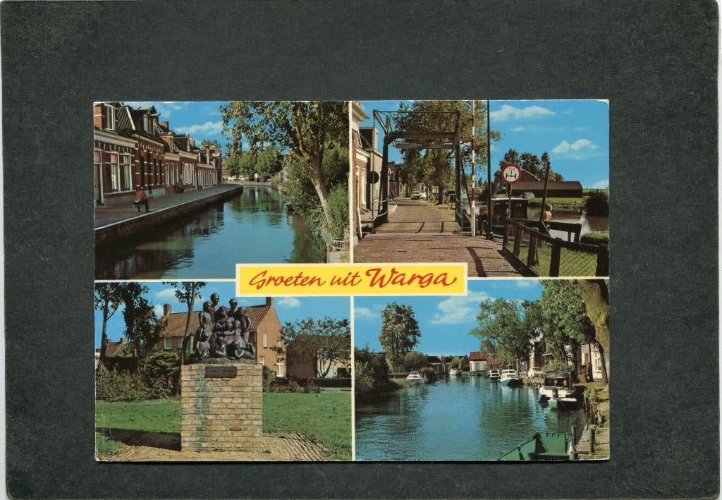 Ansicht Groeten uit Warga, Verzamelen, Ansichtkaarten | Nederland, Verzenden, 1980 tot heden, Ongelopen