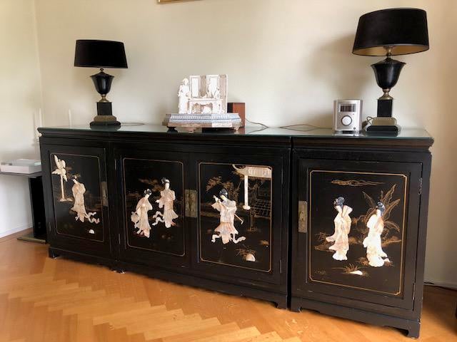 2 chinese kastjes - Dressoir, Huis en Inrichting, Ophalen, Met deur(en), 150 tot 200 cm, Zo goed als nieuw