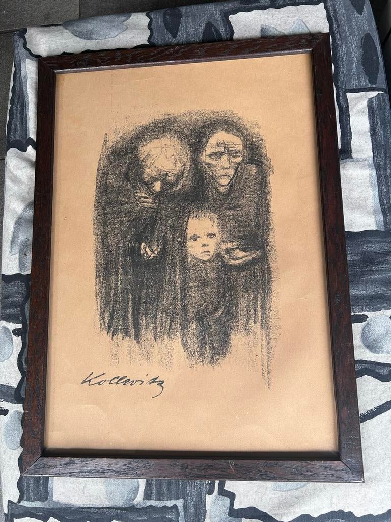 Käthe Kollwitz - 'Die Witwe' (1923) - Lithografie, Ophalen of Verzenden