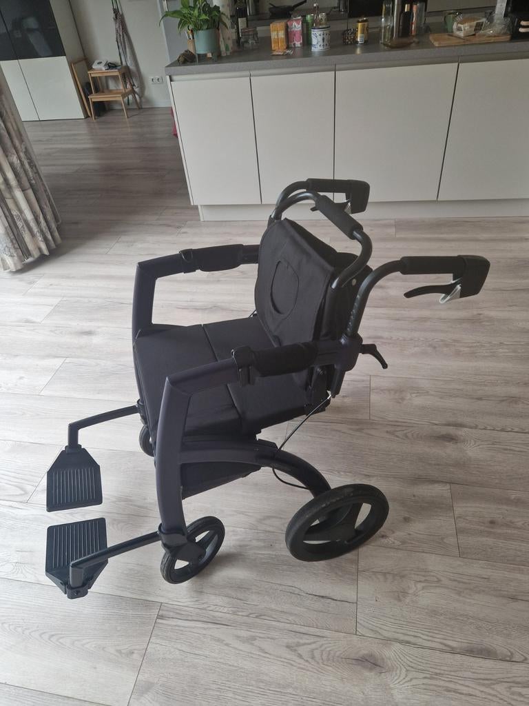 Rollz Motion rollator èn rolstoel, 2-in-1, Diversen, Ophalen of Verzenden, Inklapbaar, Gebruikt, Duwrolstoel