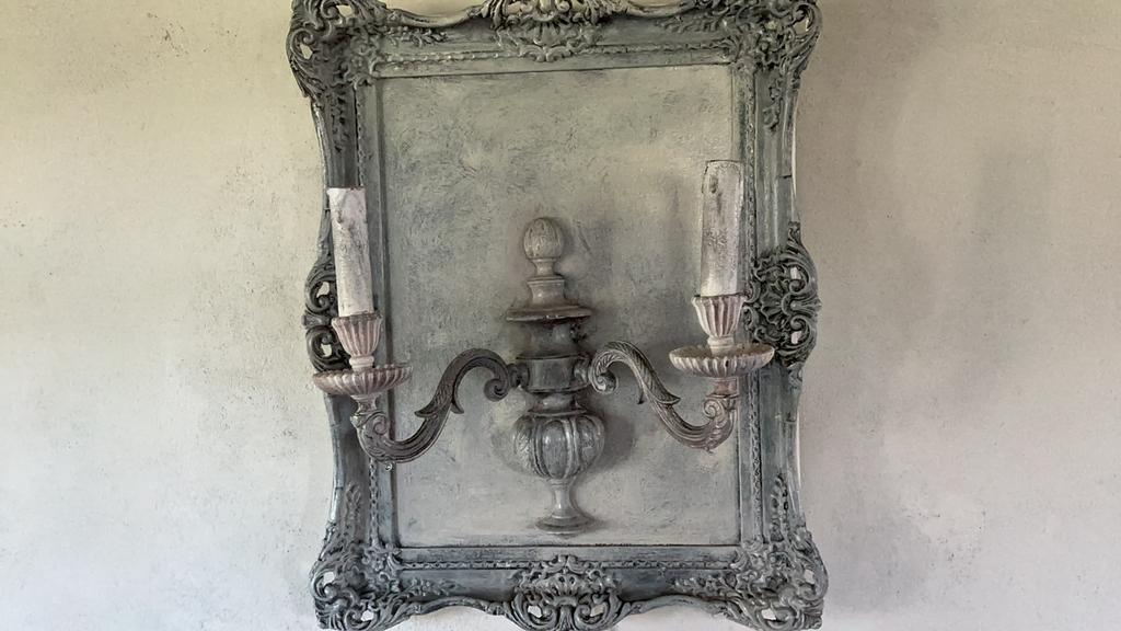 Leuke lamp in lijst, Huis en Inrichting, Lampen | Wandlampen, Ophalen