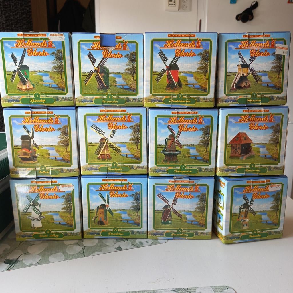 Hollands Glorie Molens Collectie - 12 Stuks, Ophalen of Verzenden, Nieuw