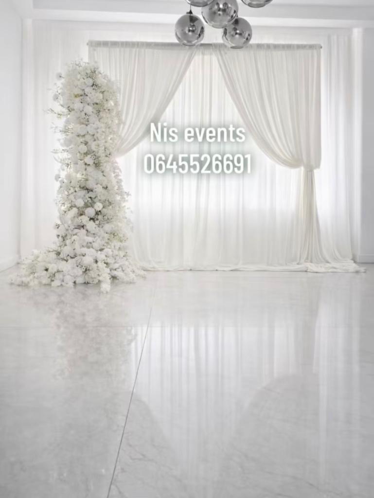 Decoratie & Backdrops te huur – scherpe prijzen, Ophalen of Verzenden, Nieuw, Geboorte of Huwelijk
