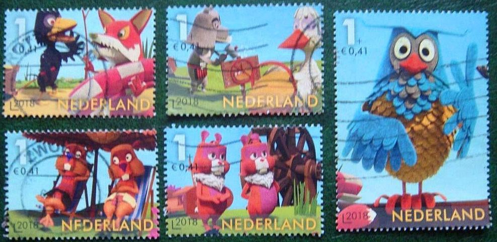 Kinderzegels 2018, Postzegels en Munten, Postzegels | Nederland, Verzenden, Na 1940, Gestempeld