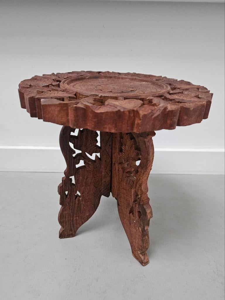 Vintage plantentafeltje India., Antiek en Kunst, Ophalen of Verzenden