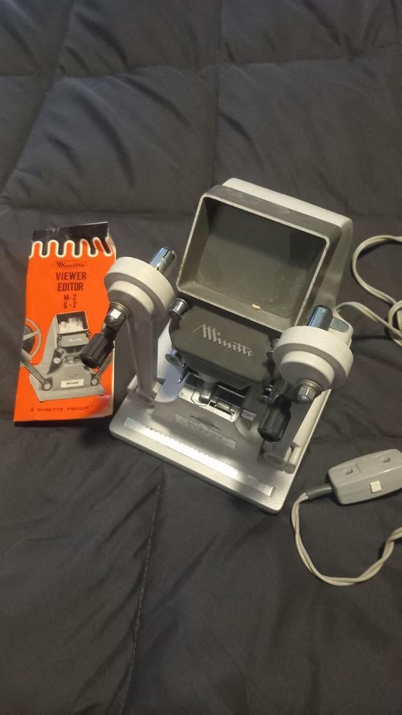Vintage Minette Viewer Editor S-2 – 8mm film viewer (met doo, Ophalen of Verzenden, 1960 tot 1980