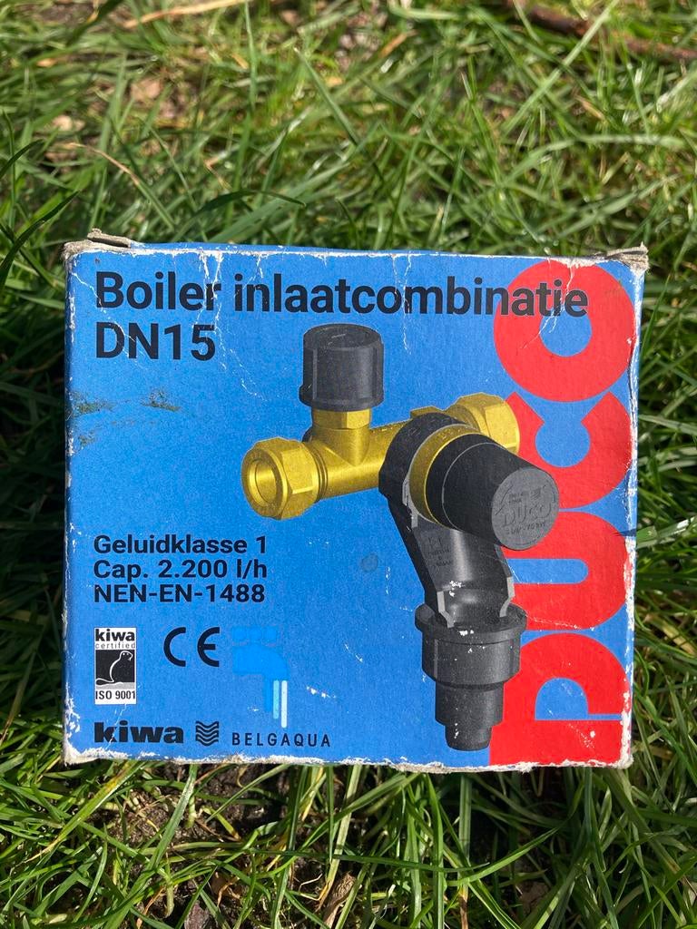 Duco boiler inlaatcombinatie DN15 (nieuw), Ophalen of Verzenden, Nieuw, Koper, Overige typen