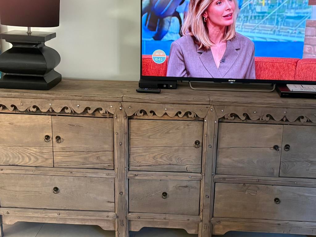 Stoer en sober en landelijk-dressoir, Huis en Inrichting, Kasten | Dressoirs, Ophalen, Zo goed als nieuw, 25 tot 50 cm