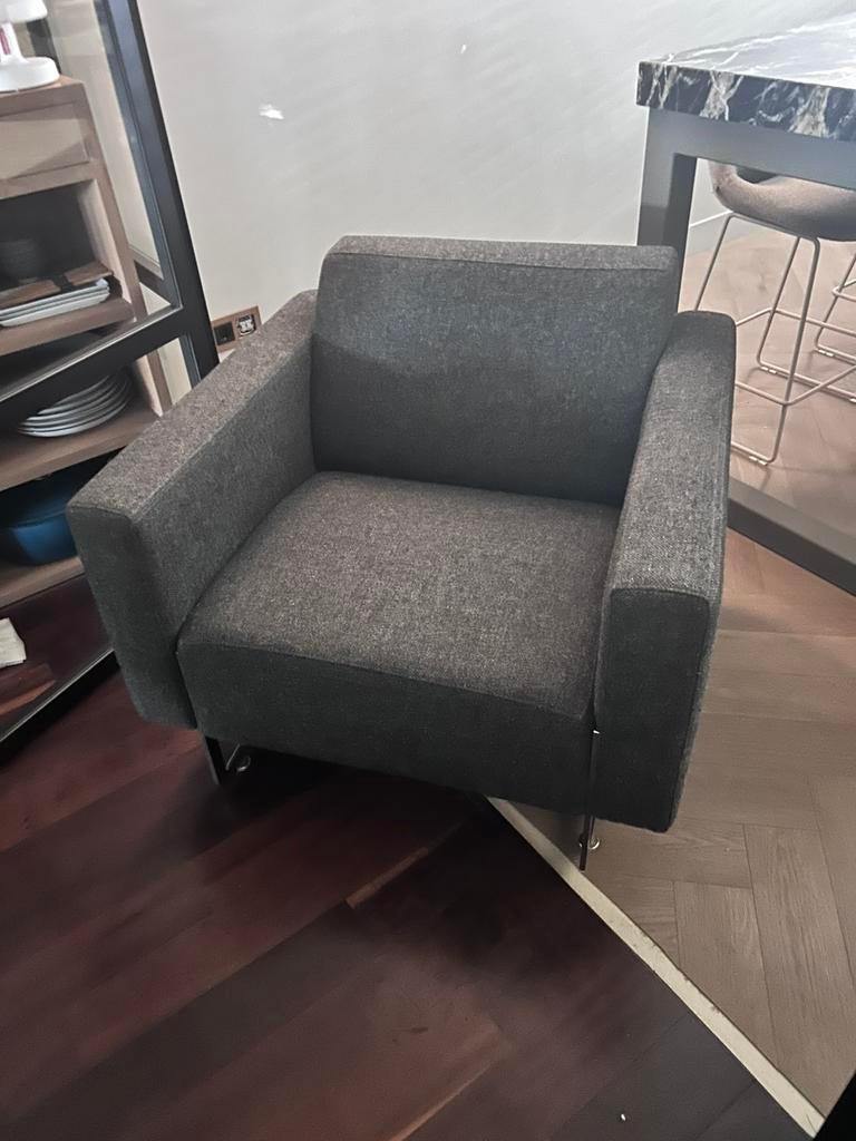 Artifort Mare fauteuil Amdal 180 Grijs, Huis en Inrichting, Fauteuils, Ophalen of Verzenden, Zo goed als nieuw, 75 tot 100 cm