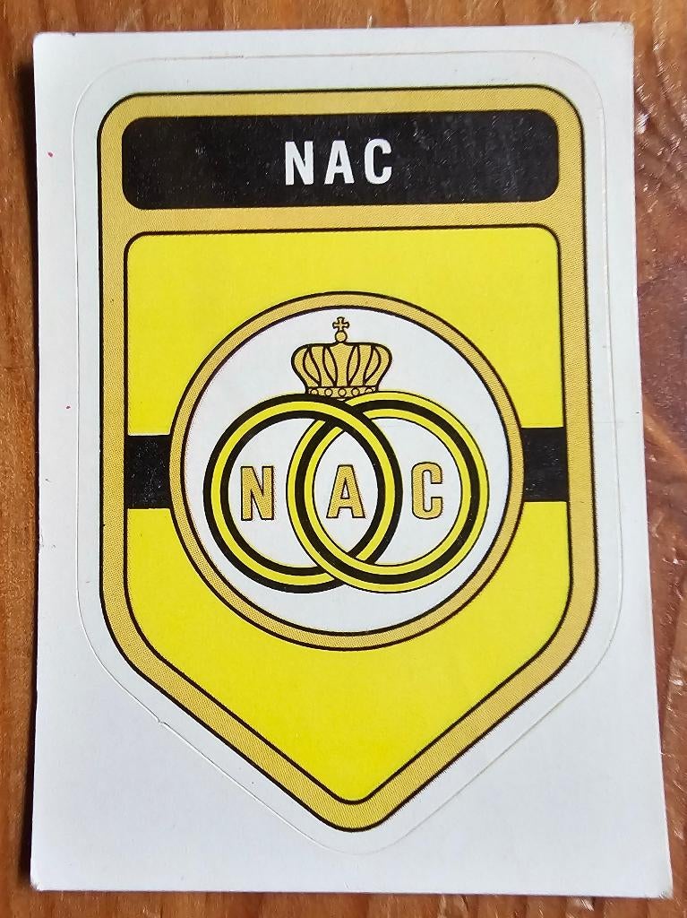 Panini Voetbal 80 #146 Badge NAC Breda ongebruikt!, Ophalen of Verzenden, Zo goed als nieuw, Sticker