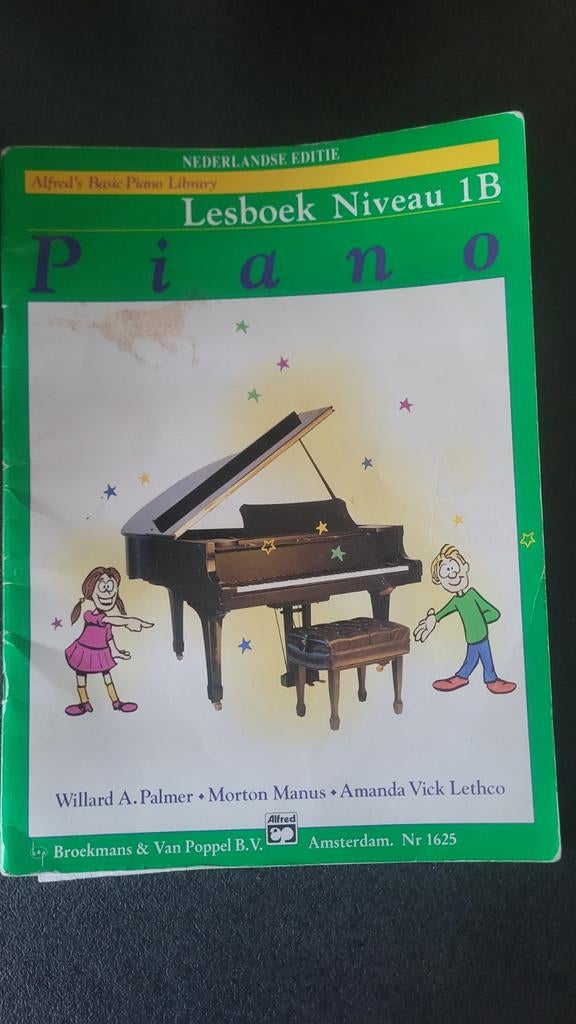 Alfred's Basic Piano Library Lesboek Niveau 1B, Muziek en Instrumenten, Bladmuziek, Ophalen of Verzenden