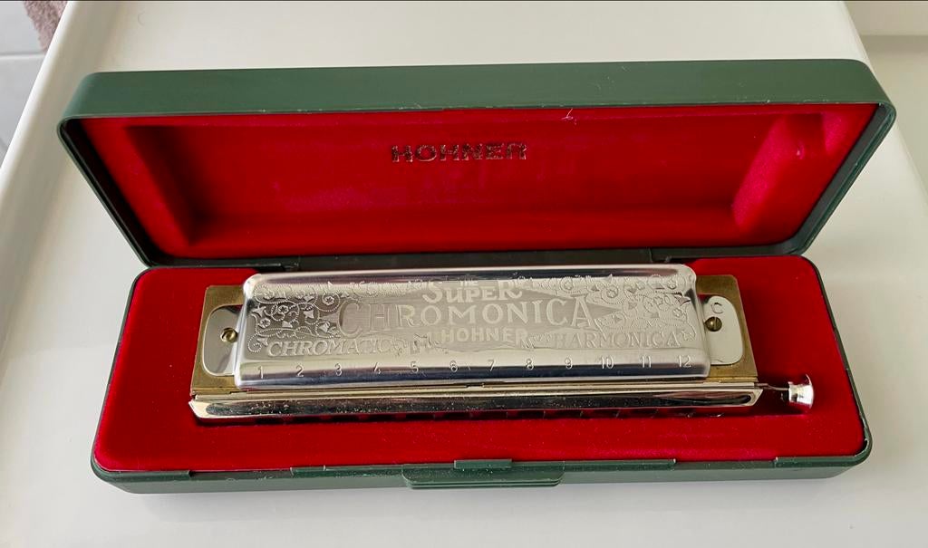 Hohner Super Chromonica 270 mondharmonica, Muziek en Instrumenten, Blaasinstrumenten | Mondharmonica's, Ophalen of Verzenden, Zo goed als nieuw