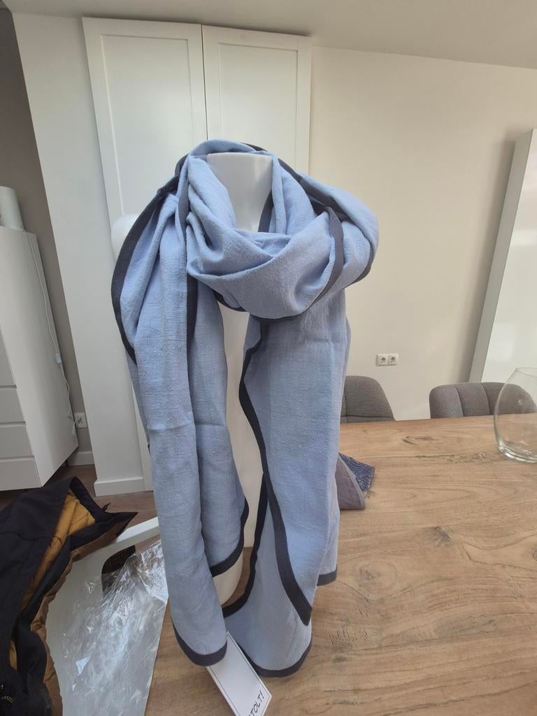 Stolt steengewassen linnen sjaal lavendelblauw, Kleding | Dames, Mutsen, Sjaals en Handschoenen, Ophalen of Verzenden