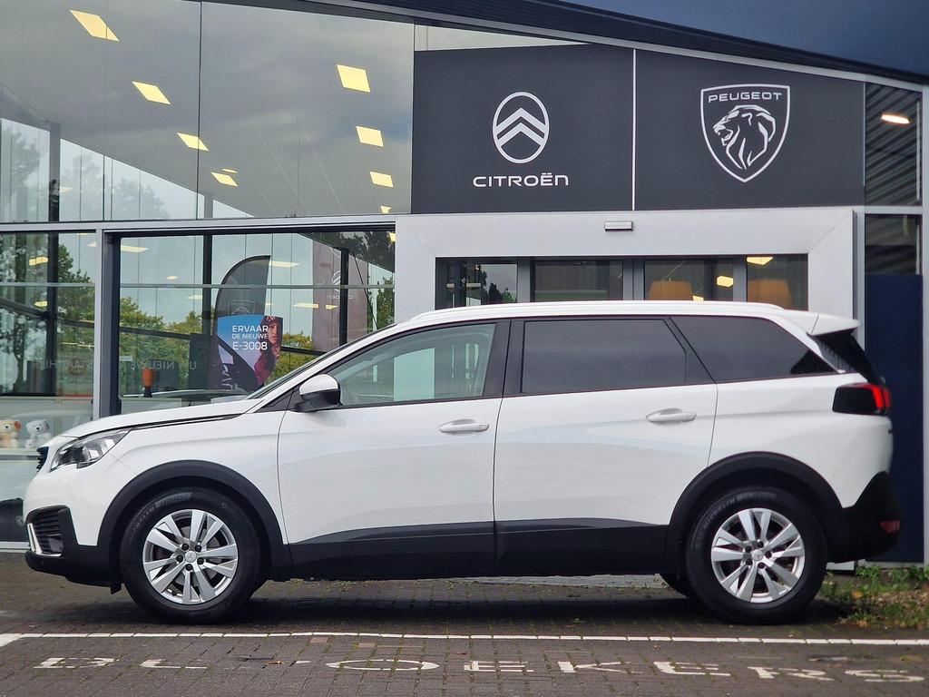 Peugeot 5008 1.2 PureTech 130pk Blue Lease Executive | 7 zit, Stof, Gebruikt, 1199 cc, Wit