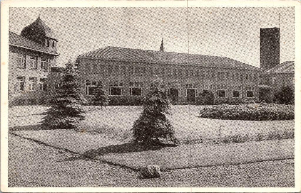 Bergen - Retraitehuis St. Petrus Canisius voortuin, Verzenden, 1940 tot 1960, Ongelopen, Noord-Holland