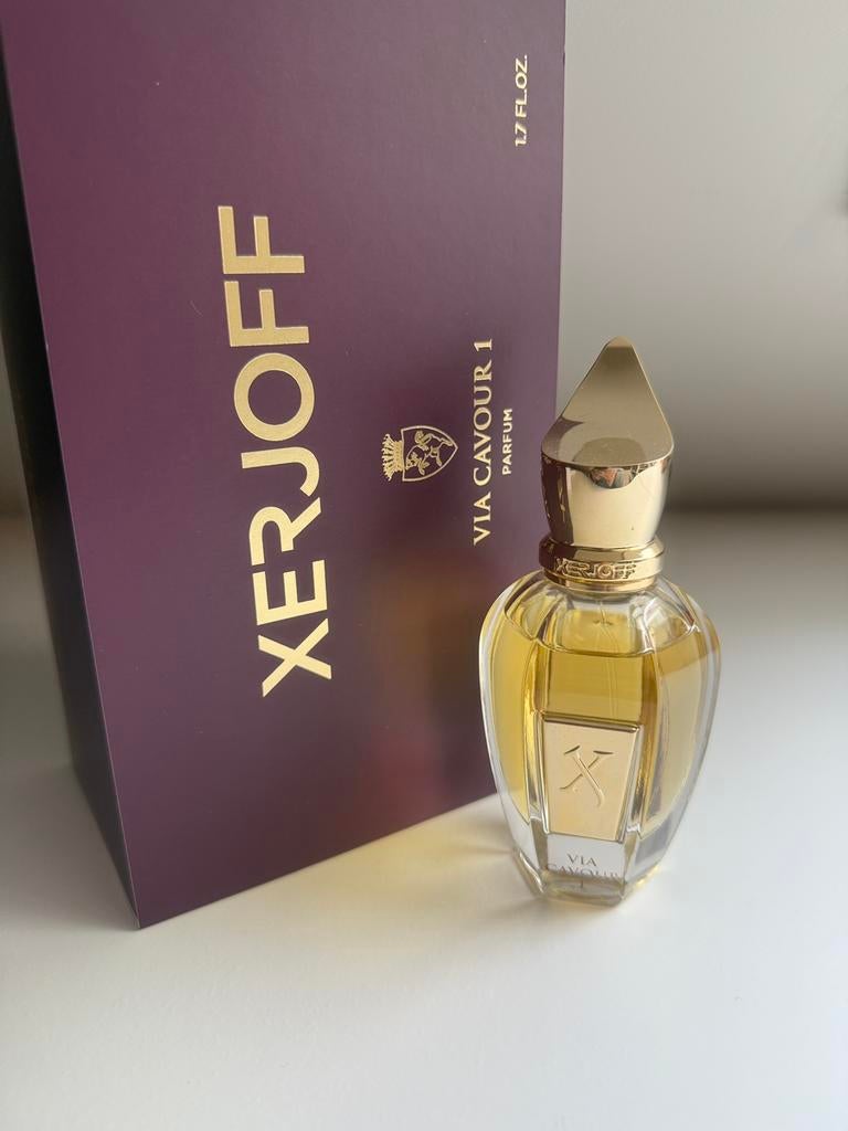 Xerjoff - Via Cavour 1 - decant (10ml), Verzenden, Zo goed als nieuw