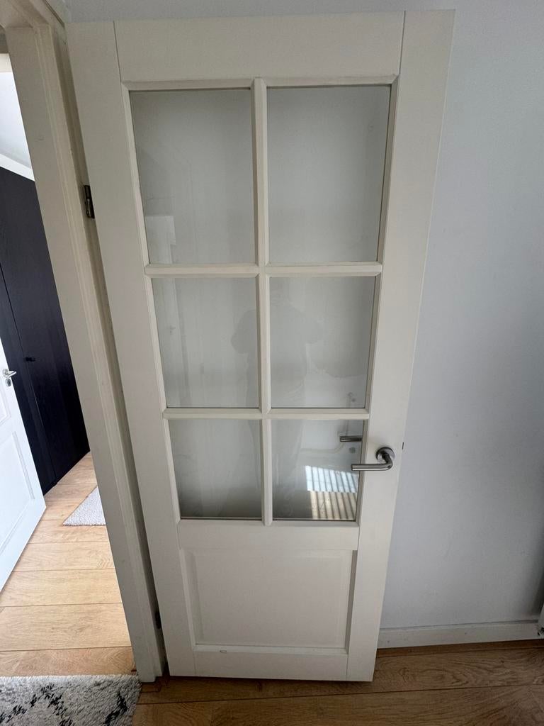 Deur 210cm bij 85cm, Doe-het-zelf en Verbouw, Ophalen, Gebruikt, 80 tot 100 cm, Binnendeur