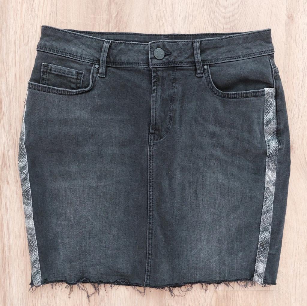 Spijkerrok Costes mt M (38/40), Maat 38/40 (M), Zwart, Ophalen of Verzenden, Zo goed als nieuw