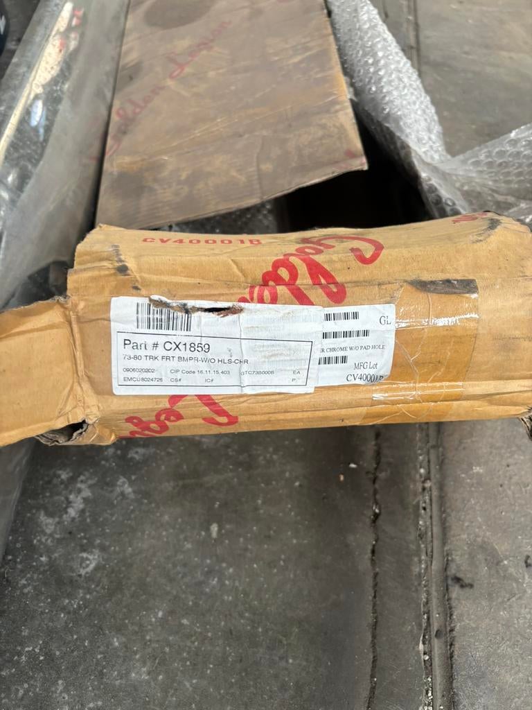 Chroom voorbumper Chevrolet pick up 73-80, Ophalen, Chevrolet, Voor, Nieuw