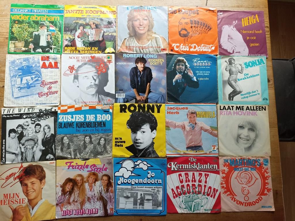 Partij piraten singeltjes, Cd's en Dvd's, Vinyl Singles, Ophalen of Verzenden, Zo goed als nieuw, Nederlandstalig