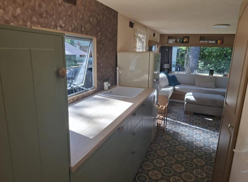 5 pers. stacaravan op Camping Bakkum te huur (met boxspring)