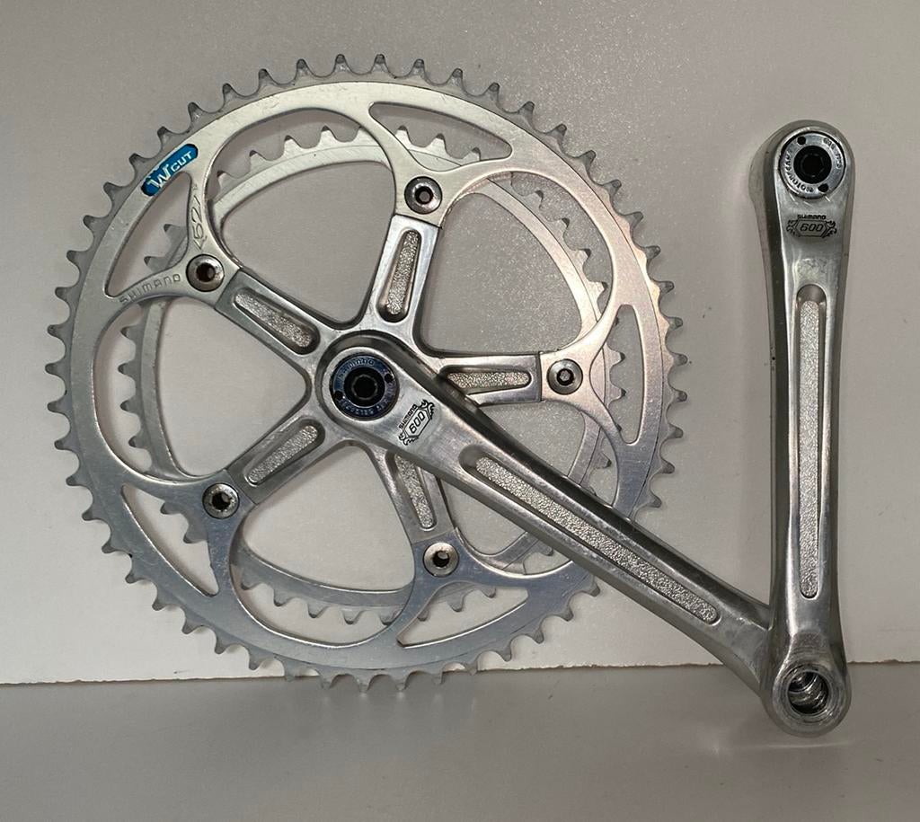 Shimano 600 crankstel arabesque vintage, Ophalen of Verzenden, Zo goed als nieuw, Overige typen