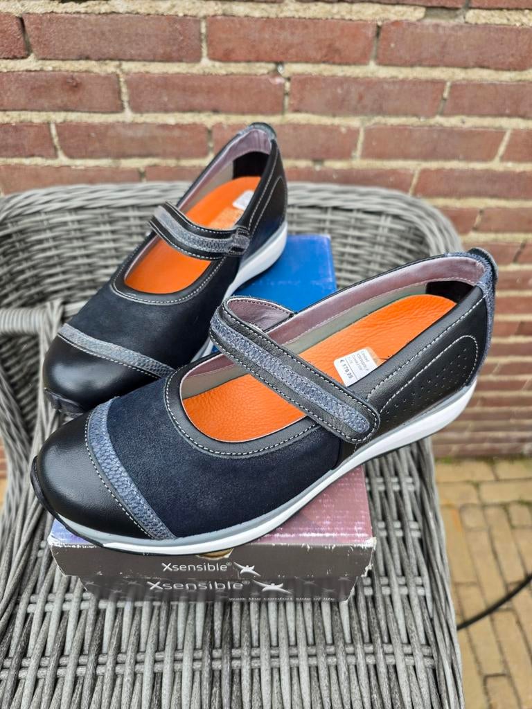 Xsensible schoenen maat 38, Xsensible, Zwart, Zo goed als nieuw, Ballerina's