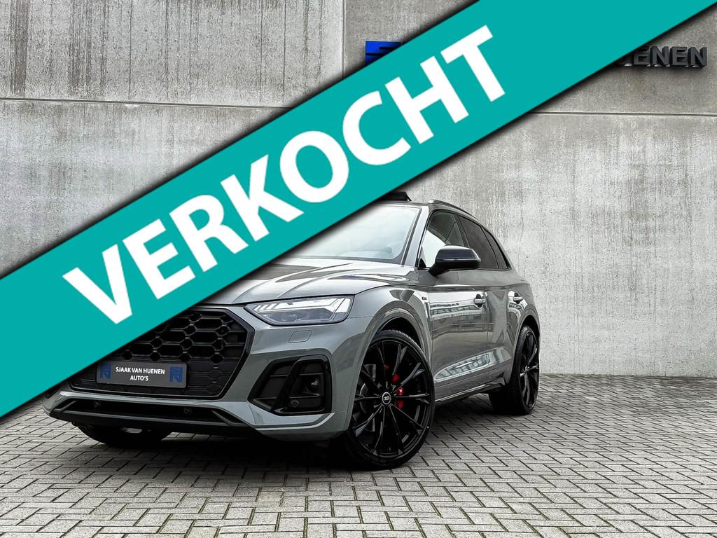 Audi Q5 50TFSI e 299PK Quattro Competition S Edition S-Line, Auto's, Automaat, Gebruikt, Zwart, 4 cilinders