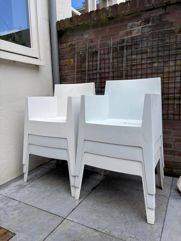 Philip Starck Driade Toy tuinstoel, Ophalen, Zo goed als nieuw, Kunststof, Stapelbaar