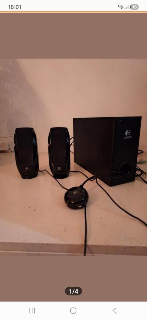 Logitech 2.1 pc speakerset, Computers en Software, Pc speakers, Ophalen of Verzenden