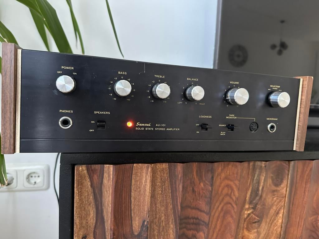 Sansui AU-101 Solid State Stereo Versterker - Vintage Audio, Ophalen