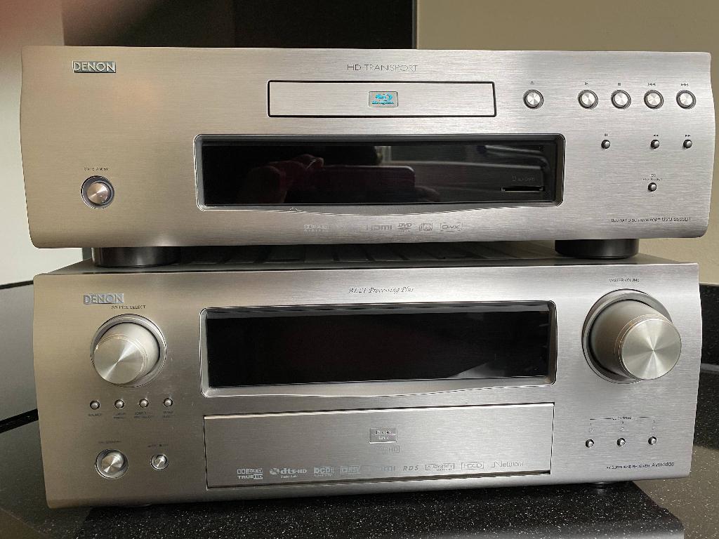 Prachtige Denon set: AVR-3808 Receiver + DVD-2500BT Blu-ray, Audio, Tv en Foto, Versterkers en Receivers, Ophalen, Gebruikt, Denon