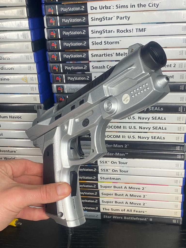 Time Crisis + Protector 2 Light Gun – PS1 PlayStation Game, Info@bandainamco.com, Vanaf 18 jaar, Shooter, 1 speler