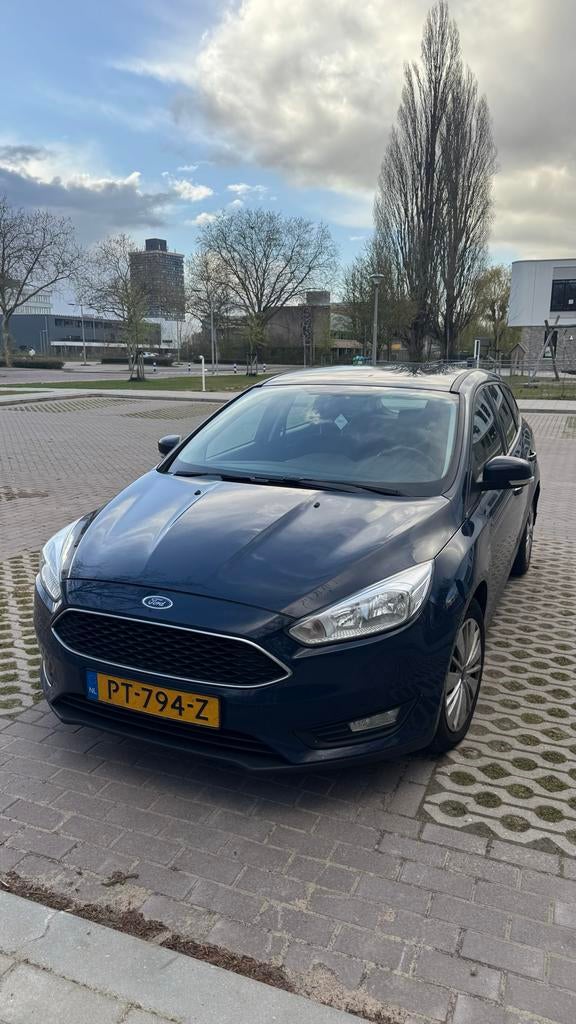 Ford Focus 1.5 Tdci 120pk 2017 Blauw, 680 kg, 4 cilinders, Blauw, Origineel Nederlands