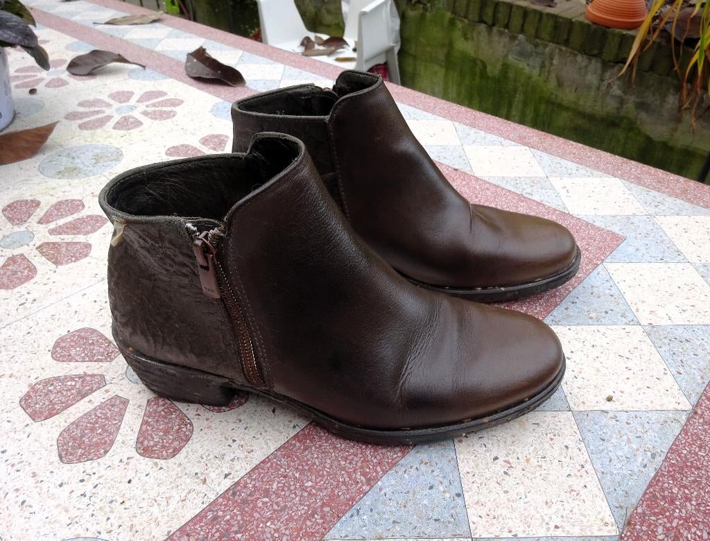 Maat 36 * Bruine enkelhoge El Naturalista laarsjes / boots, Bruin, Verzenden, Lage of Enkellaarzen, El Naturalista