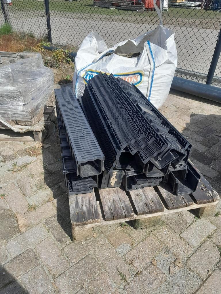 ACO lijngoot zwart 10meter, Ophalen, Zwart, 15 m² of meer