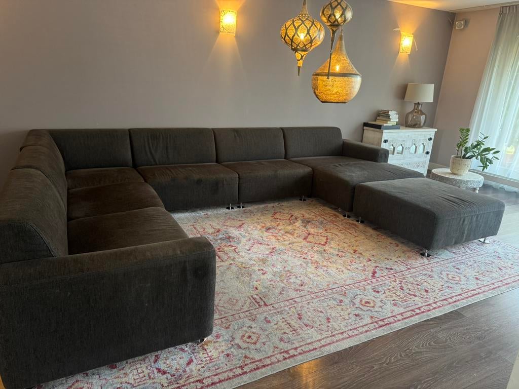 Montel bankstel 4 x 3 meter. MOET NU WEG!, Ophalen, Gebruikt