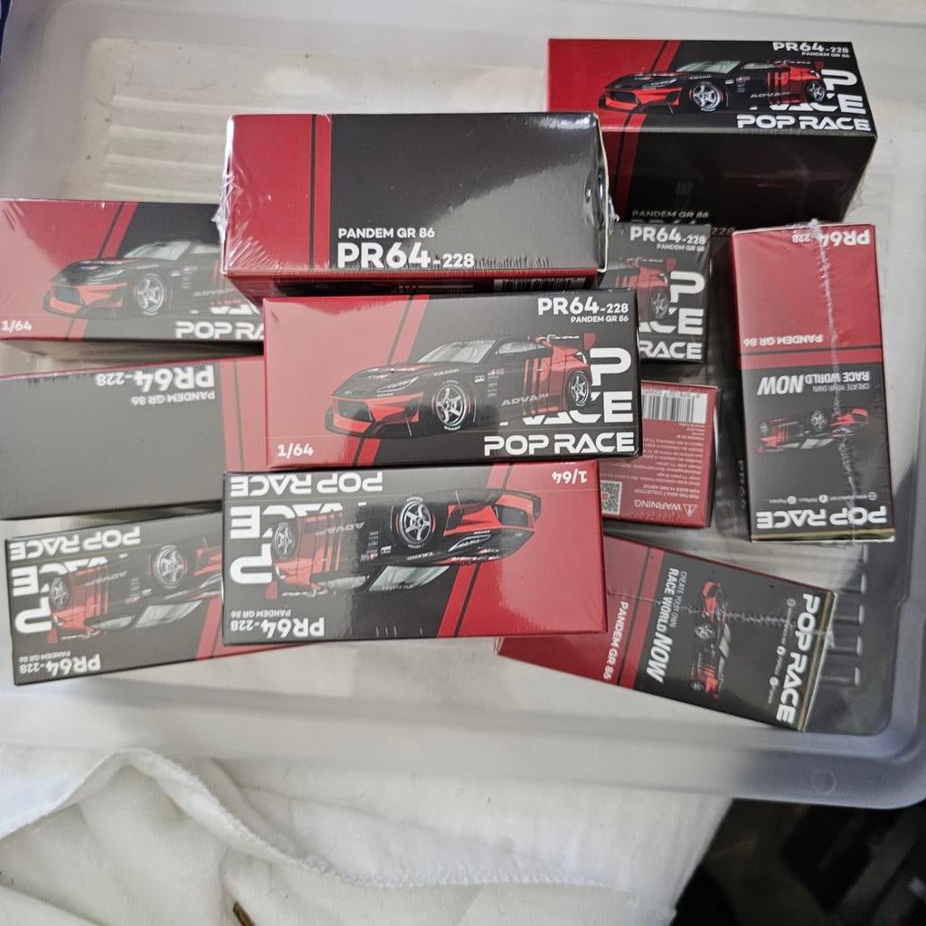 Pop Race Pandem GR 86 1/64 Modelauto - Nieuw in Doos, Onbekend, Nieuw, Ophalen of Verzenden, Onbekend