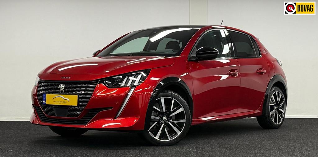 Peugeot 208 1.2 PureTech GT-Line*DealerOh*NieuweDbriem*Navi*, Voorwielaandrijving, 101 pk, Gebruikt, Zwart