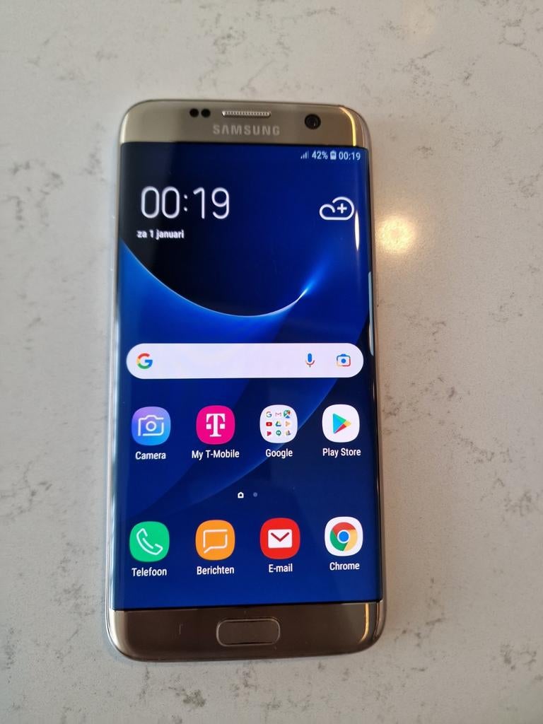 Samsung Galaxy S7 Edge Goud, Ophalen, Gebruikt, Overige kleuren, Galaxy S2 t/m S9