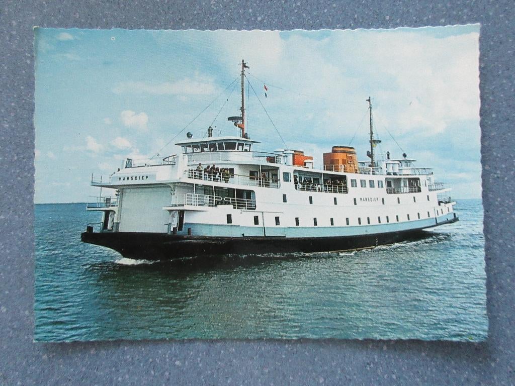 Texel, Veerboot Marsdiep, Verzenden, 1940 tot 1960, Ongelopen, Waddeneilanden