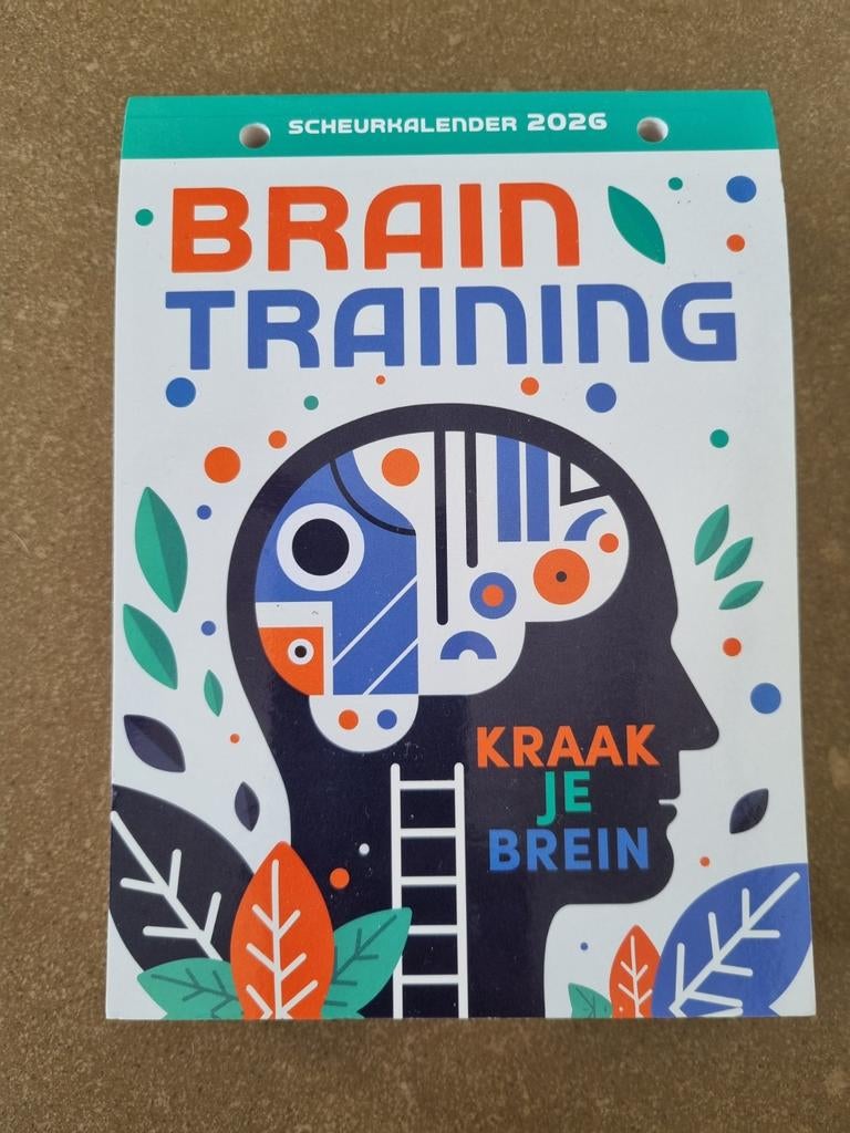 Scheurkalender 2026 Brain Training, Diversen, Kalenders, Ophalen of Verzenden, Dagkalender, Nieuw