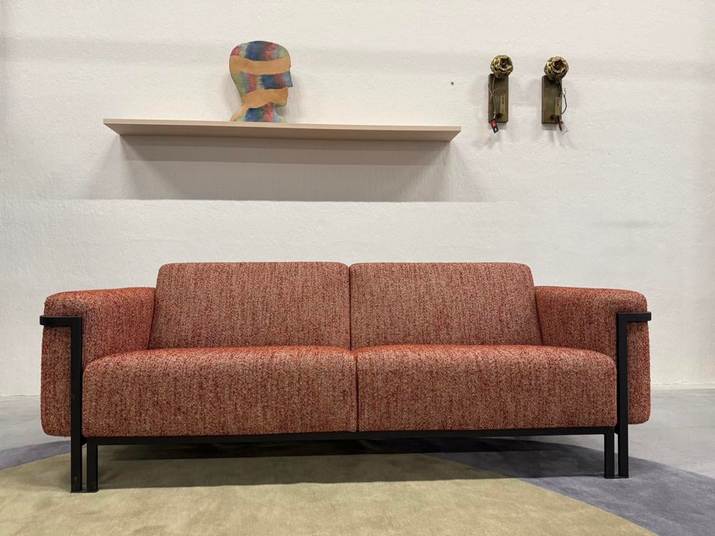 Nieuw Harvink Flink Bank 3 Zits Stof Rood Ramil Design 218, Harvink, 75 tot 100 cm, Ophalen of Verzenden, Leolux Gelderland Jori Spectrum Design on Stock Eyye Montis