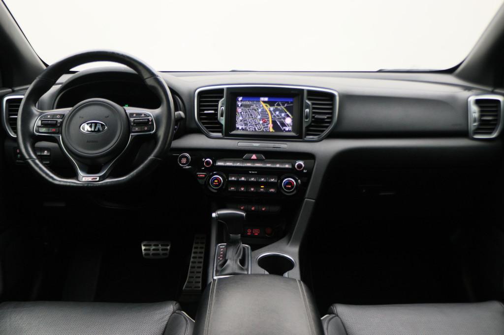Kia Sportage 1.6 T-GDI 4WD GT-Line Automaat Panoramadak, Lee, Auto's, Kia, Gebruikt, 4 cilinders, USB, Bedrijf