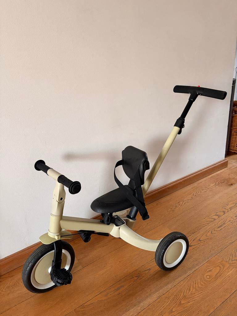 Topmark 4-in-1 Loopfiets toddler bike - Pistache, Ophalen, Zo goed als nieuw, Duwstang