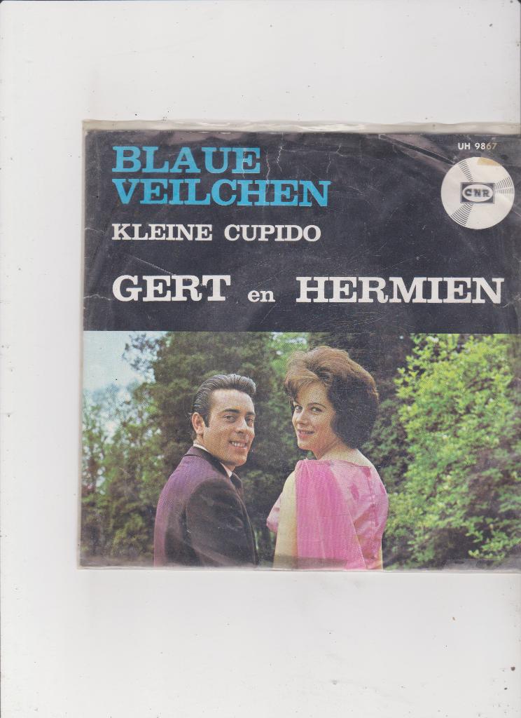 7" Single Gert & Hermien - Blaue veilchen, Ophalen of Verzenden, Gebruikt, Pop